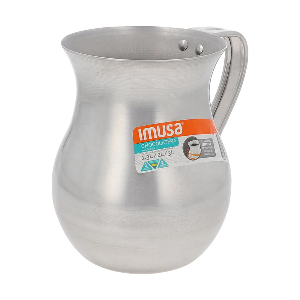 Chocolatera 12Cm 2L Imusa 23200 -Plateado