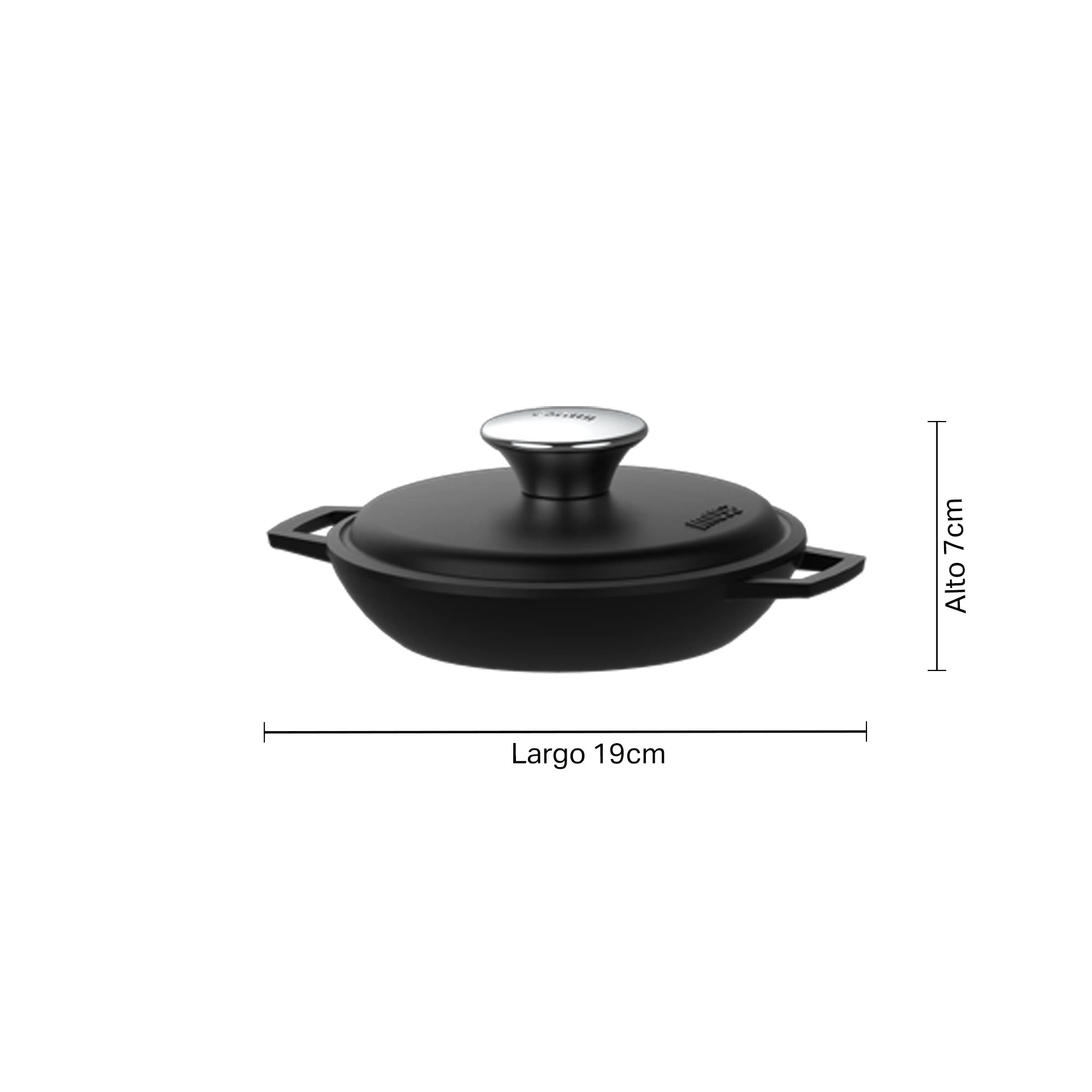 Cacerola Delicia 14cm Aluminio Fundido Imusa 586103075-Negra - Imagen 5