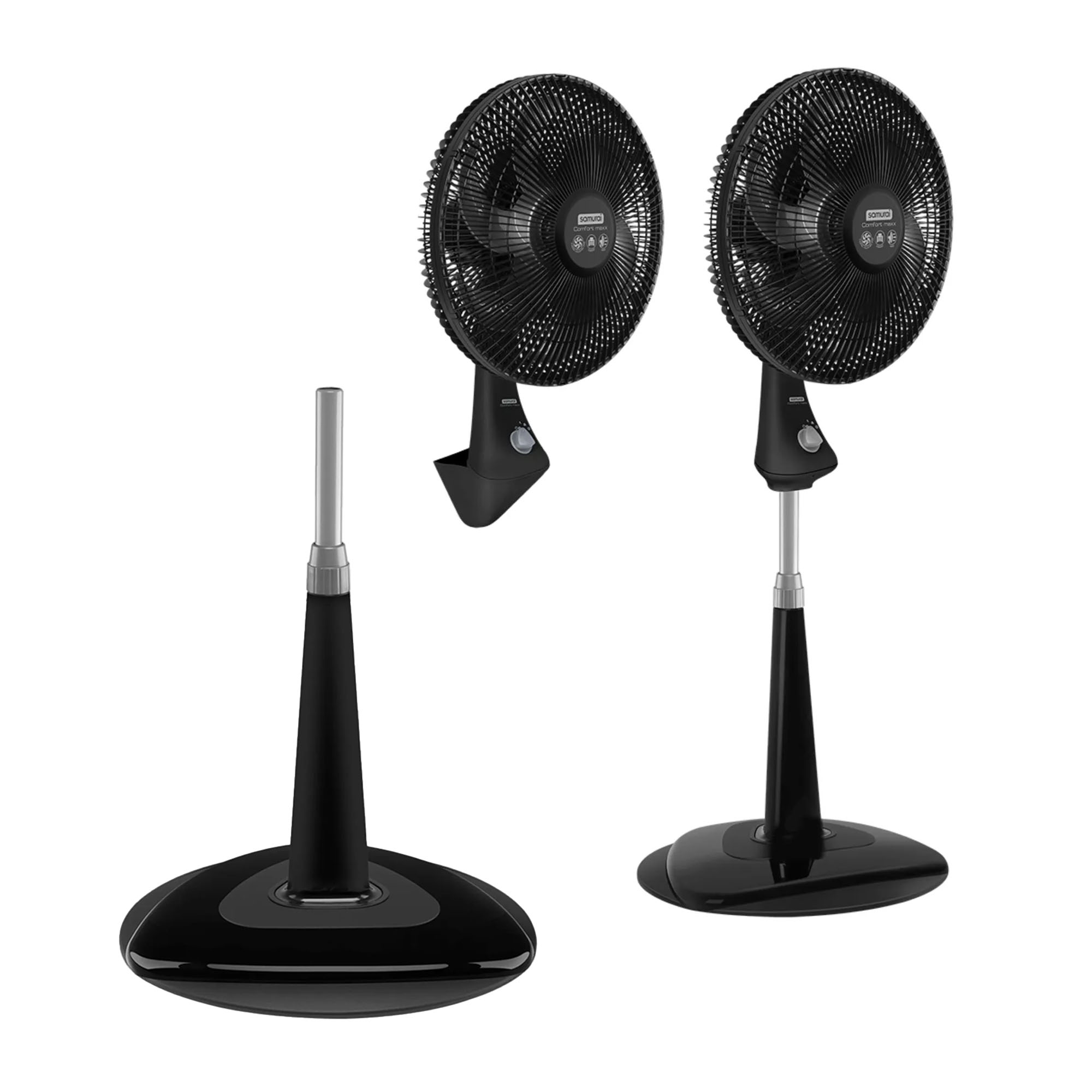 Ventilador Comfort Maxx 2 en 1 Samurai 561033732-Negro - Imagen 4