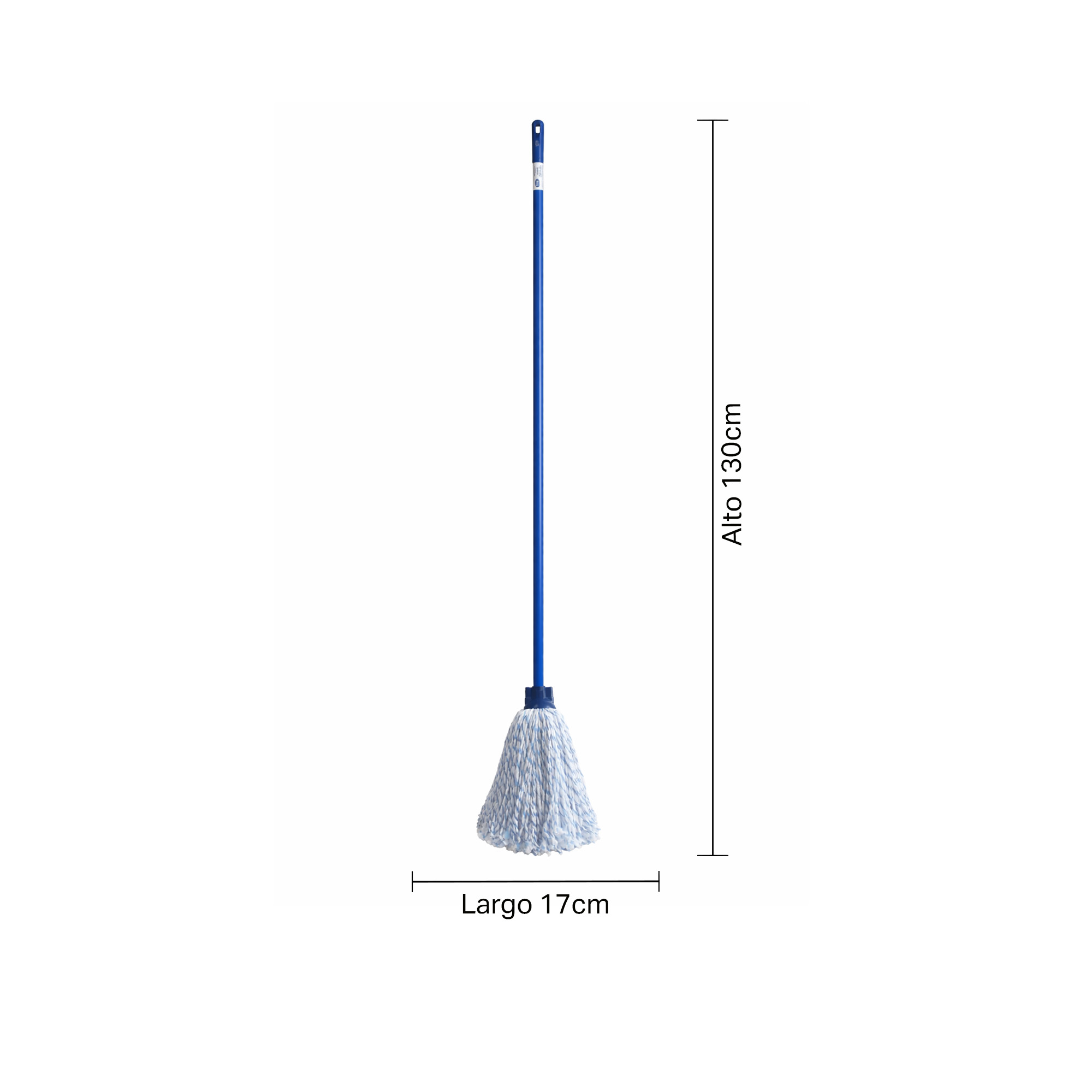 Trapero En Microfibra Cabo Metálico Task Pro 1004007-Azul - Imagen 3