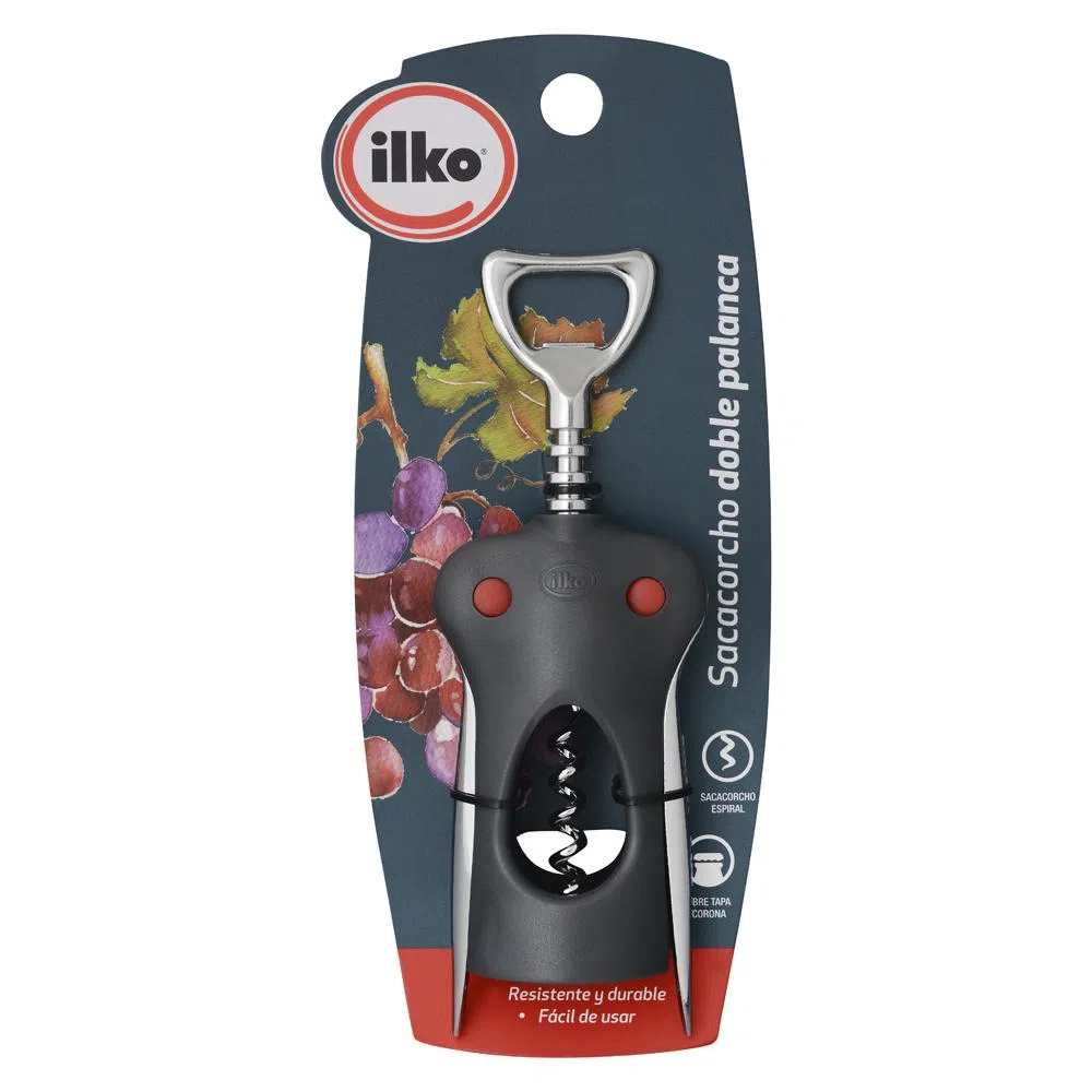 Sacacorcho De Palanca Ilko 1725220S -Negro - Imagen 3