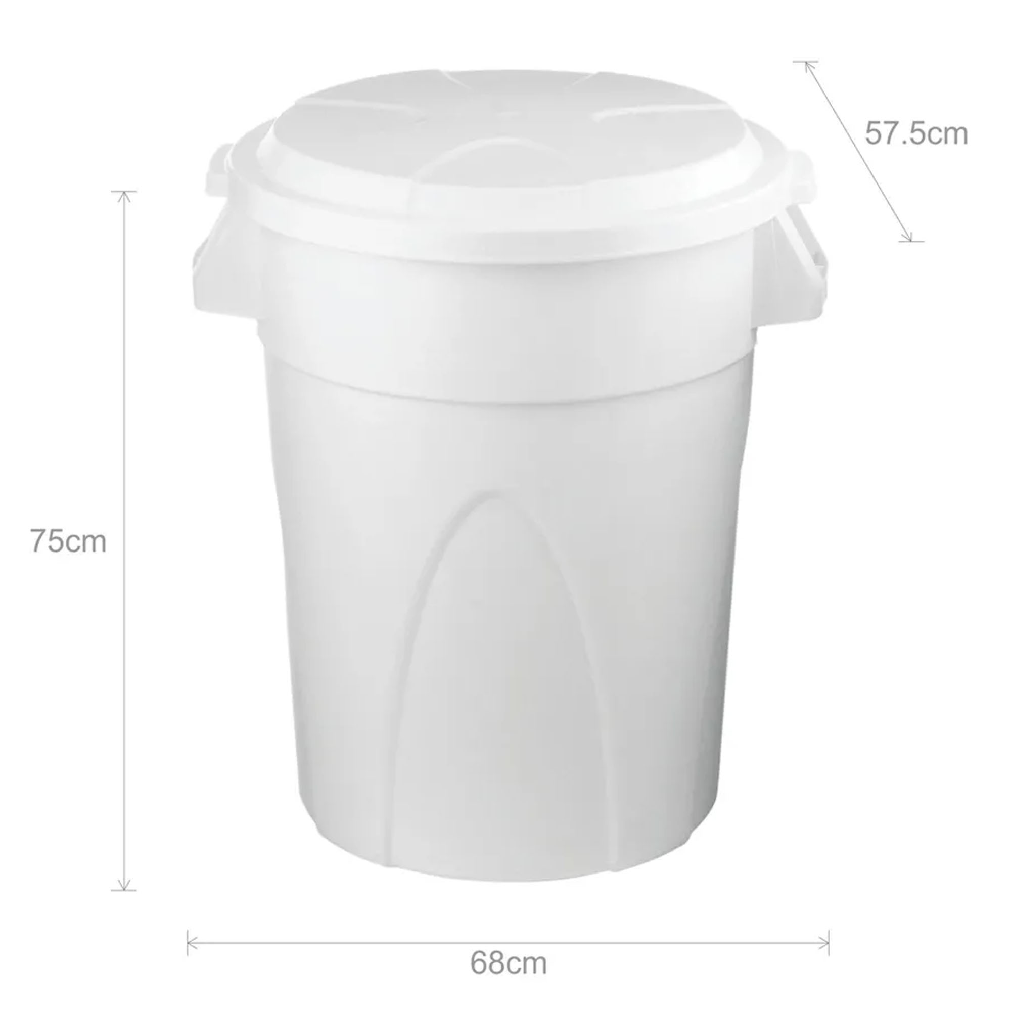 Contenedor 121L Estra 4-1008346 -Blanco - Imagen 3
