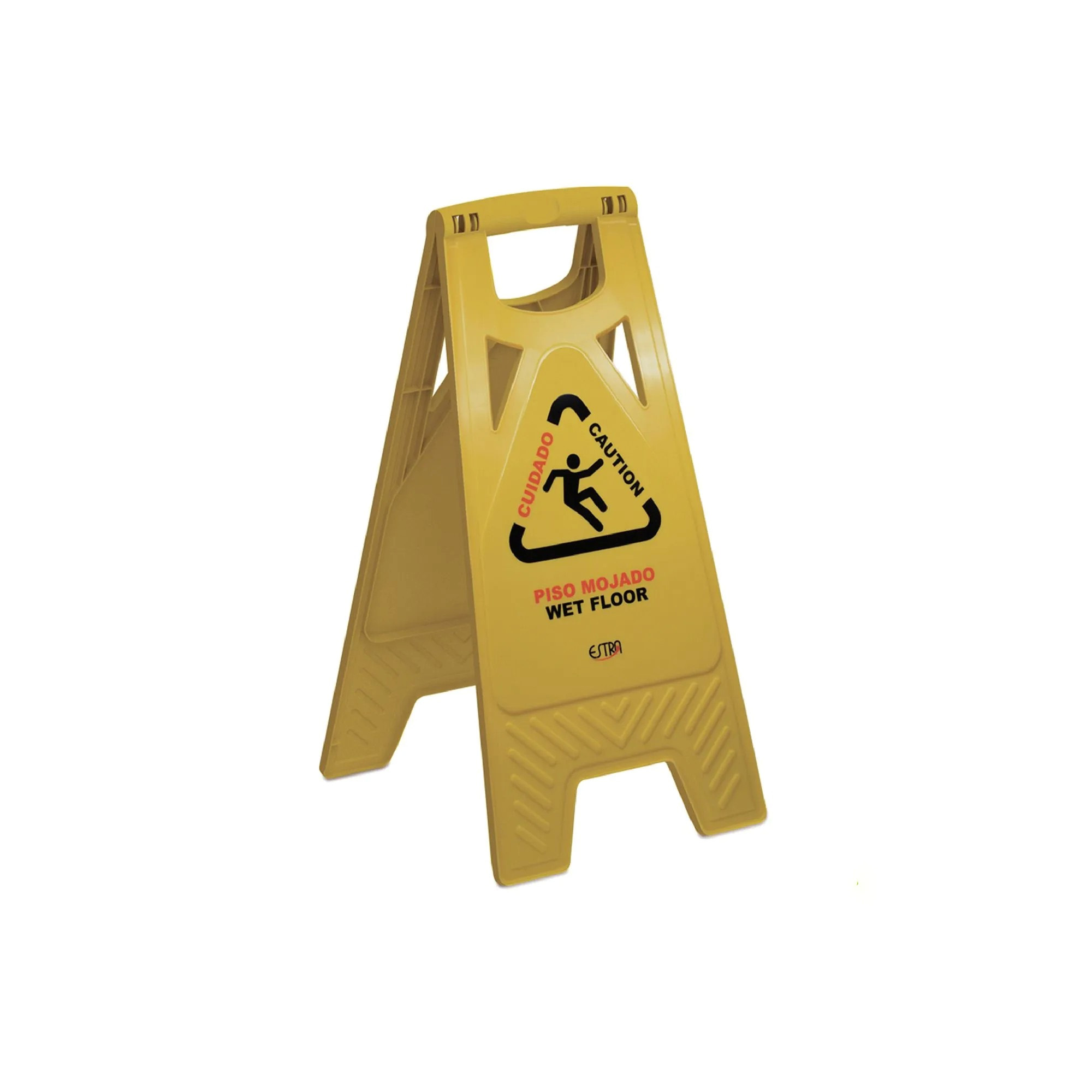 Señal De Prevención Piso Mojado Estra 1046483-Amarillo