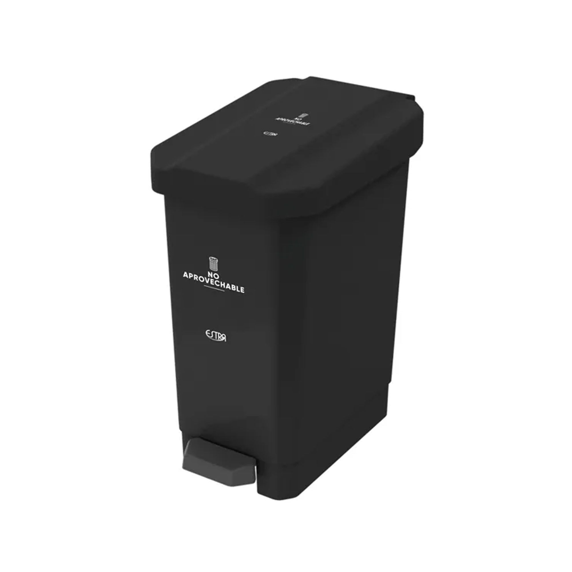 Papelera Pedal 10L No Aprovechable EstraBins 4-1042674 -Negro