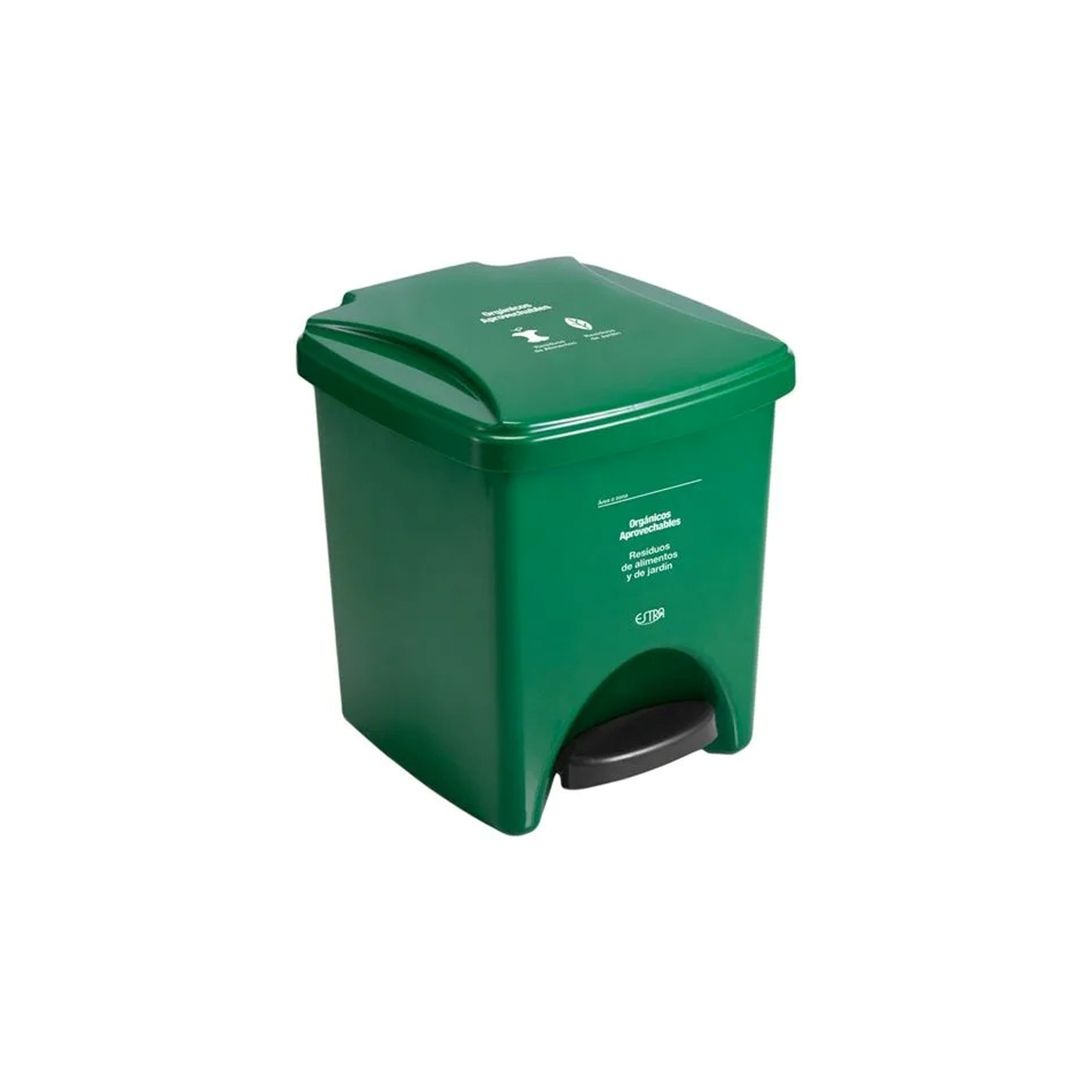 Papelera Pedal 20Lt Aprovechable Estra 4-1048895-Verde