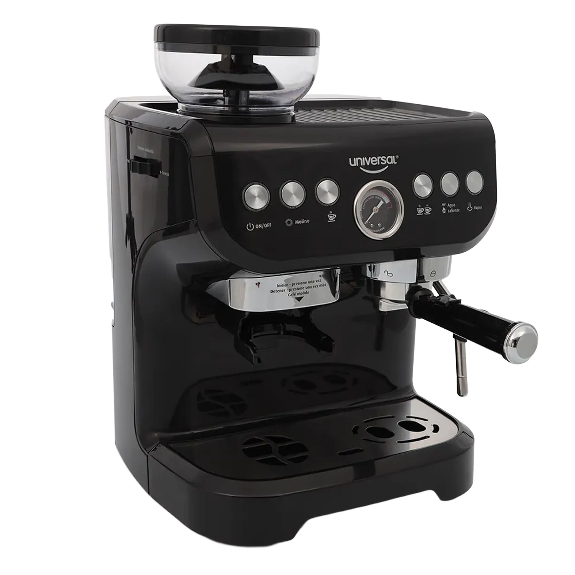 Cafetera Expresso Con Molino Integrado Universal L49393 -Negro