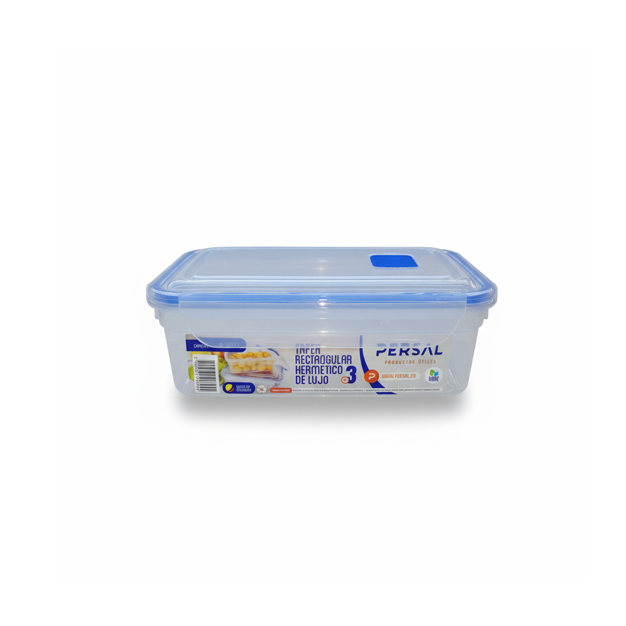Recipiente Hermético De Lujo #3 R41345 Persal-Azul