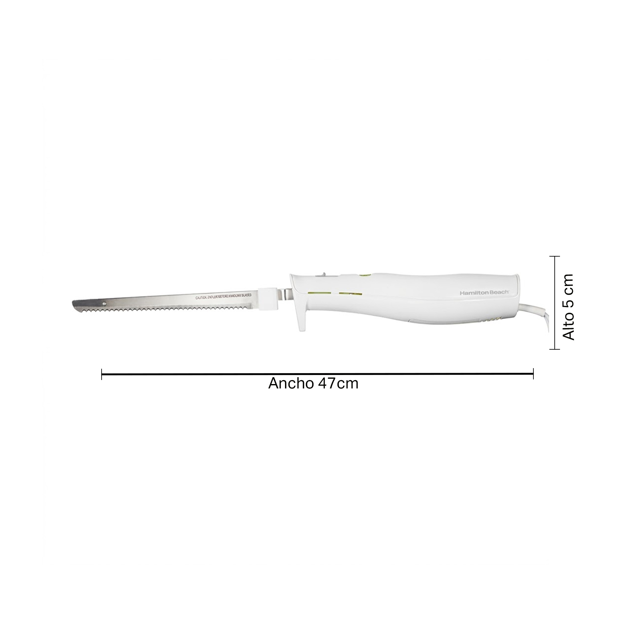Cuchillo Eléctrico Con Estuche Hamilton Beach 74251-Gris - Imagen 3