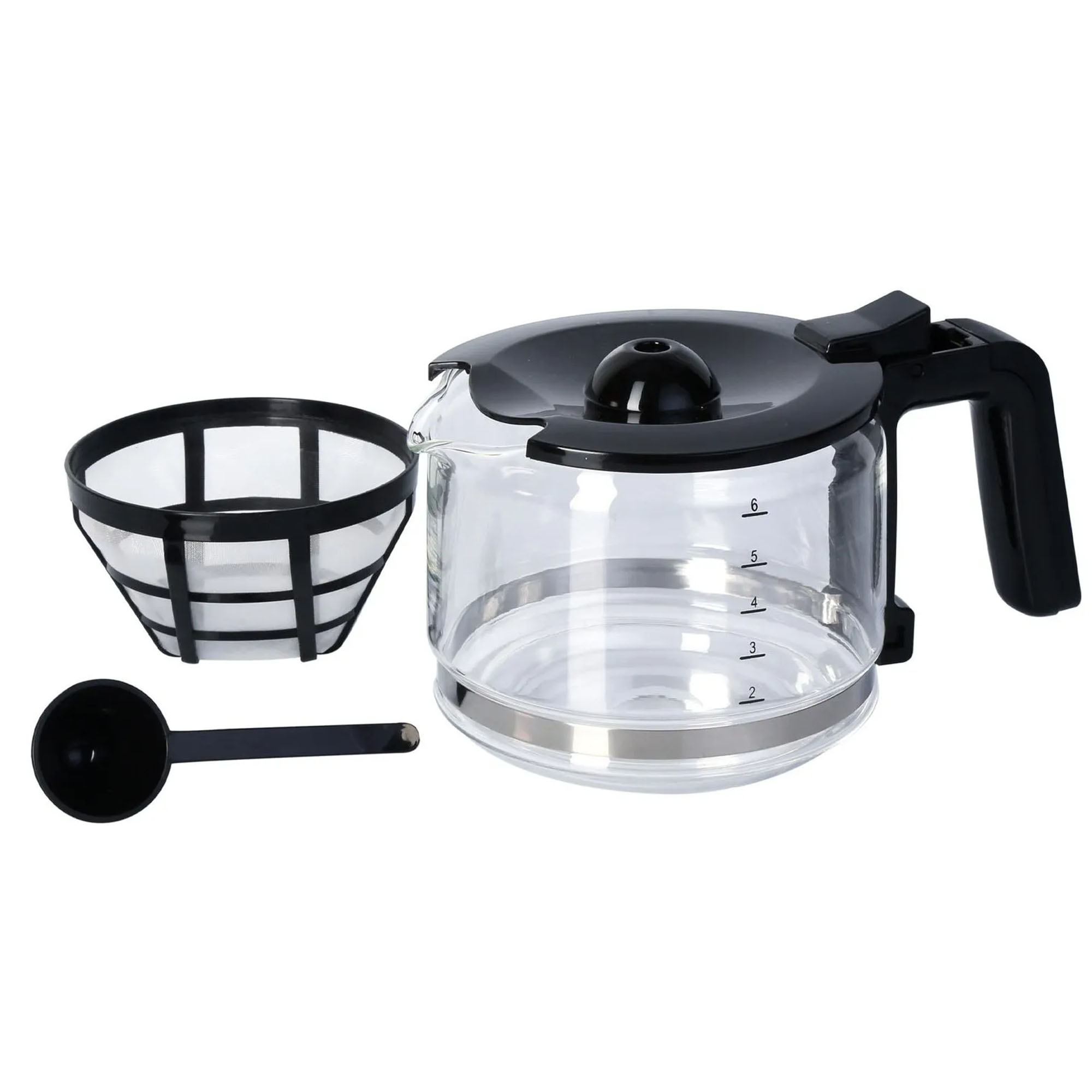 Cafetera 6 Tazas Home Elements HECM9420SS -Negro - Imagen 3