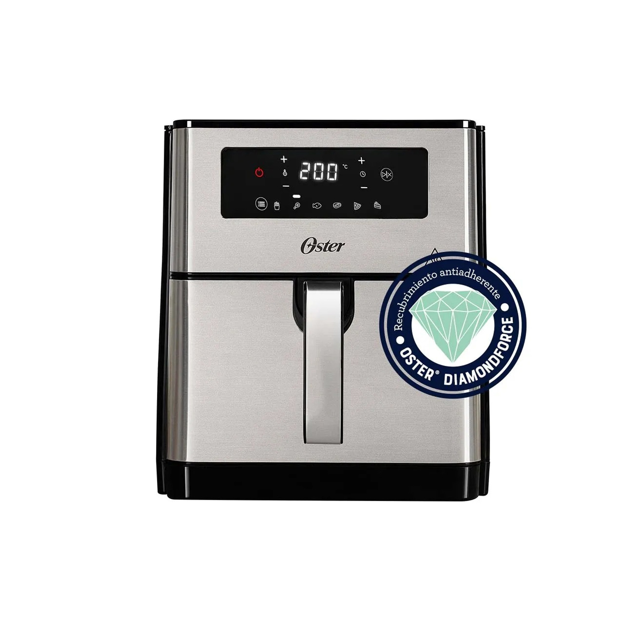 Freidora De Aire Y Panel Digital 9L Oster CKSTAF90D-013-Gris