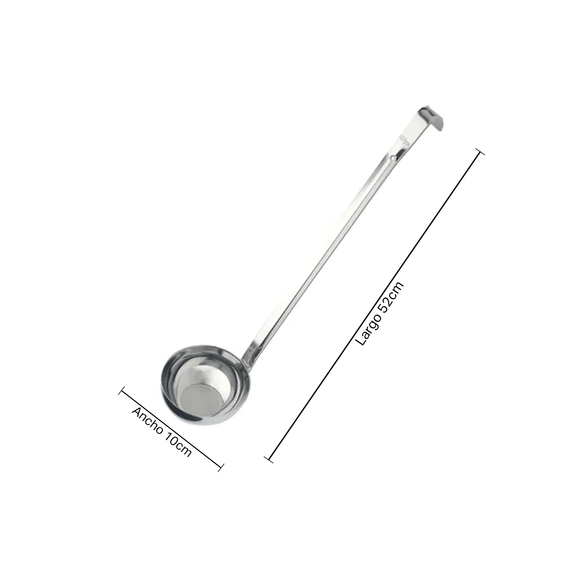Cucharón Industrial En Acero Inoxidable Incametal 20011-Gris - Imagen 3