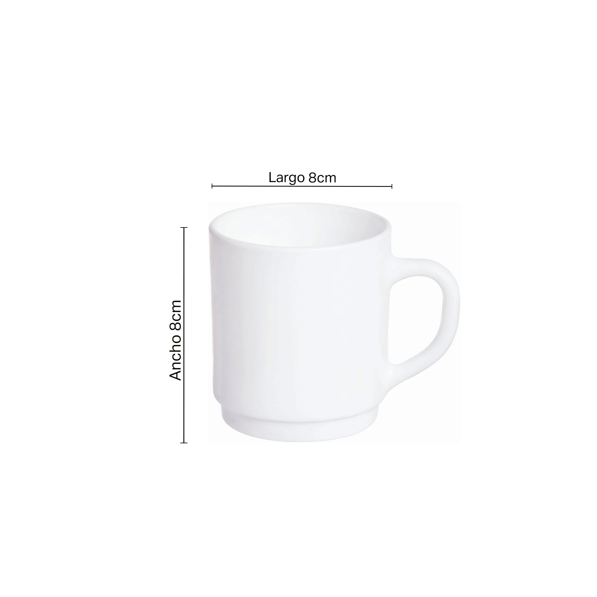 Mug Zelie 290ml Luminarc D2L6532 - Blanco - Imagen 3