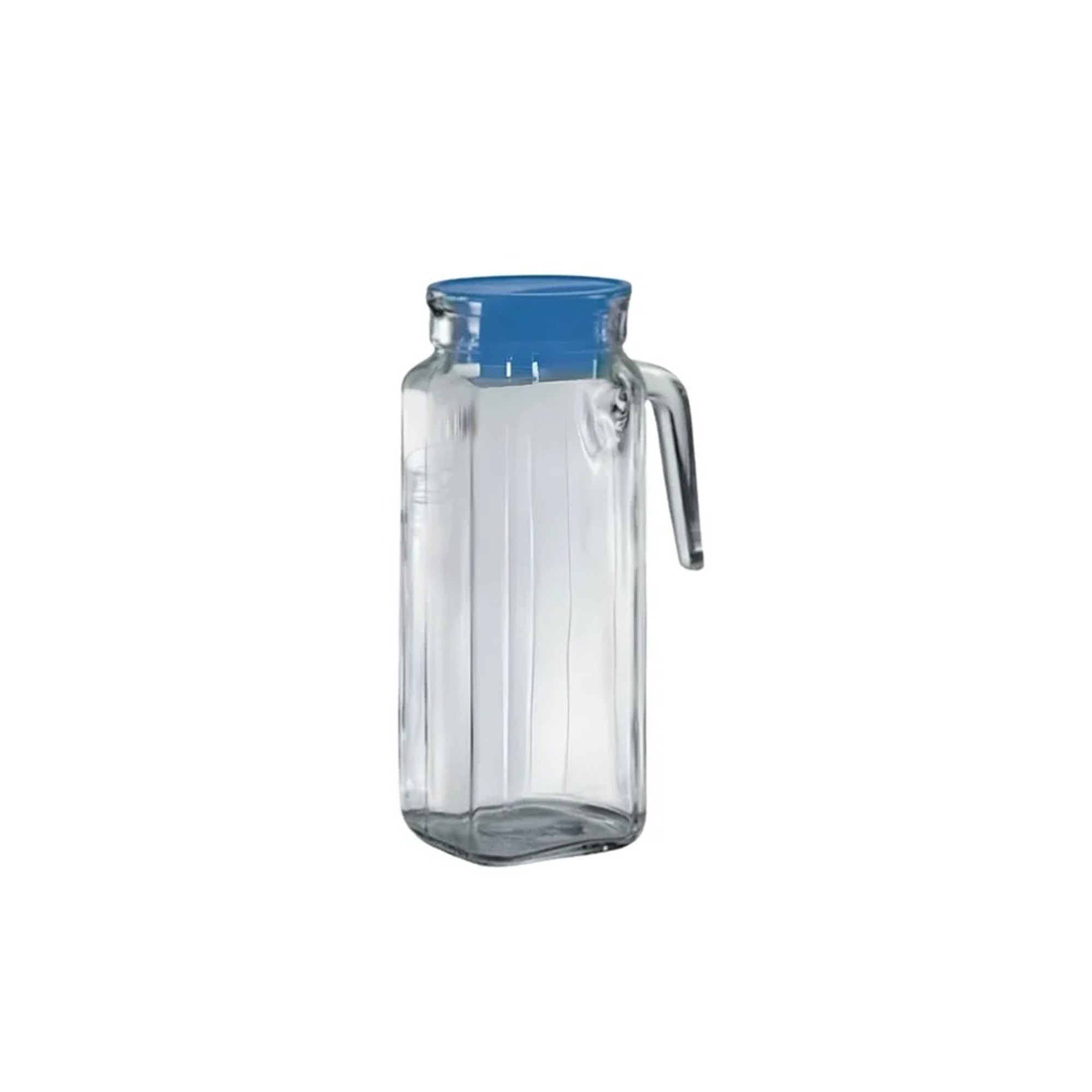 Jarra Igloo Cuadrada En vidrio 1000ml Borgonovo 13110025-Azul