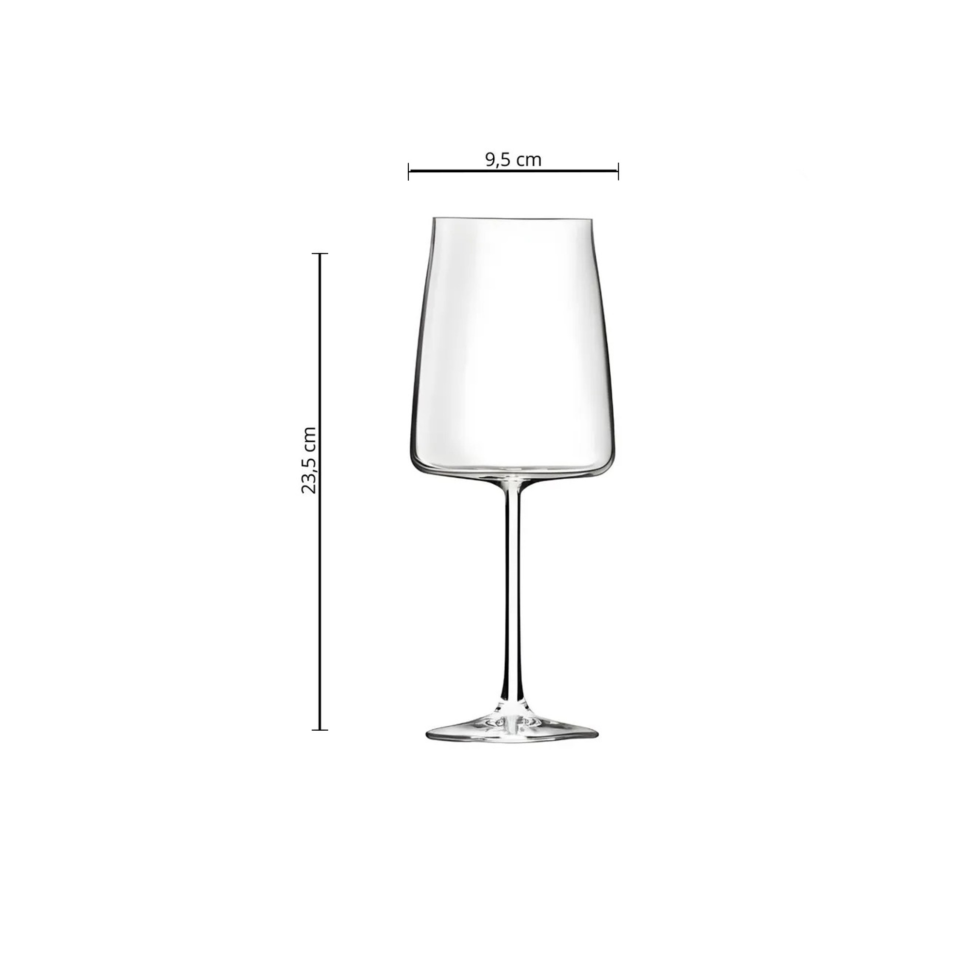Set x6 Copa Vino Tinto/Agua 650 ml 27289020006-Transparente - Imagen 3