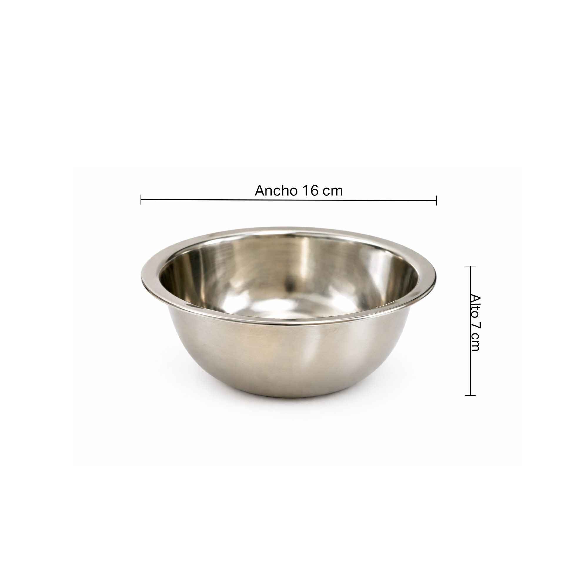 Bowl En Acero Inox 600 ml HL01500700202-Plateado - Imagen 3