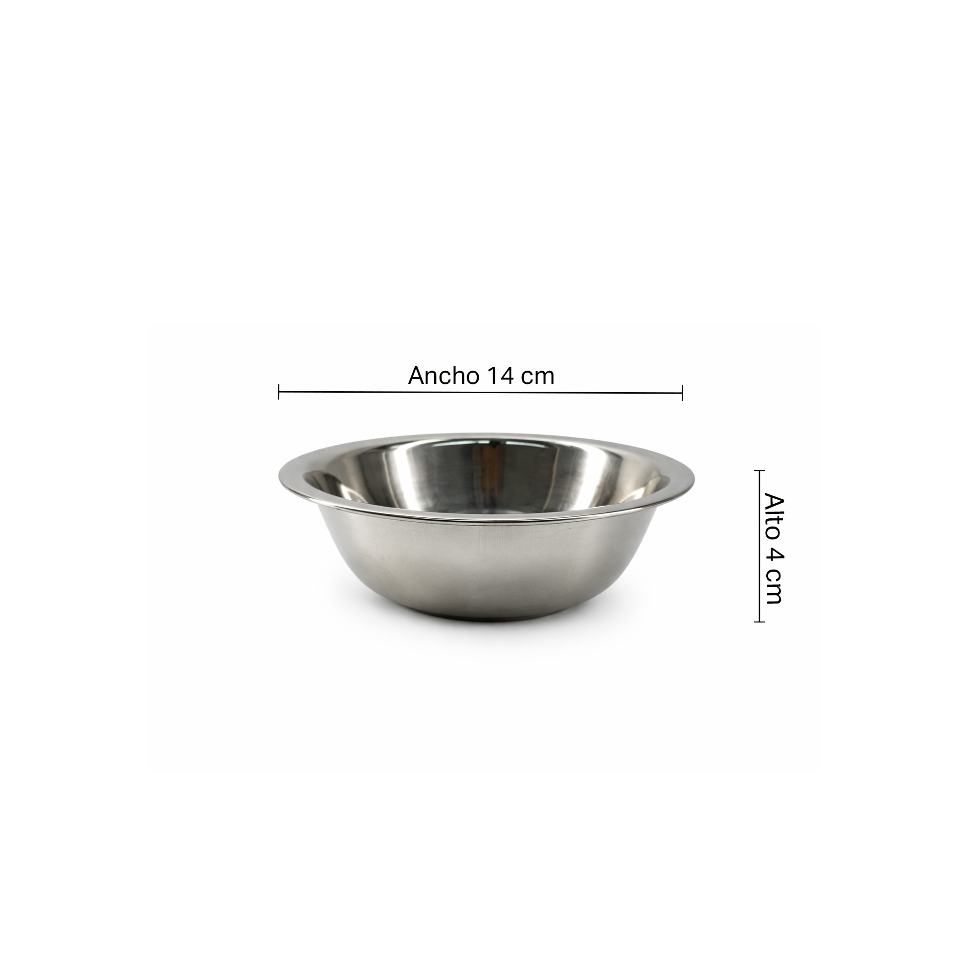 Bowl En Acero Inox 500 ml HL01500700201-Plateado - Imagen 3