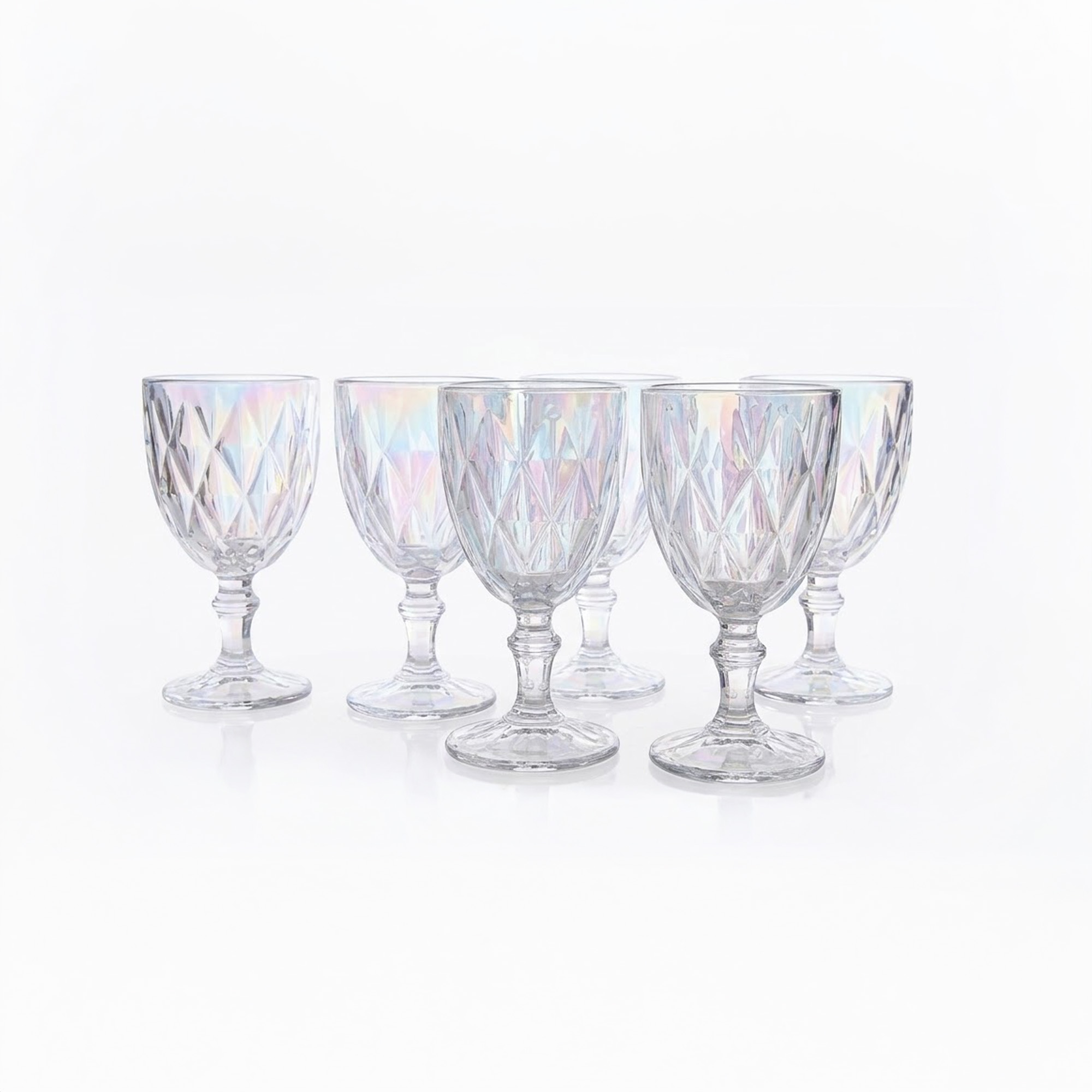 Set x6 Copa En Vidrio Vintage 8 oz MT40104-17-Tornasol