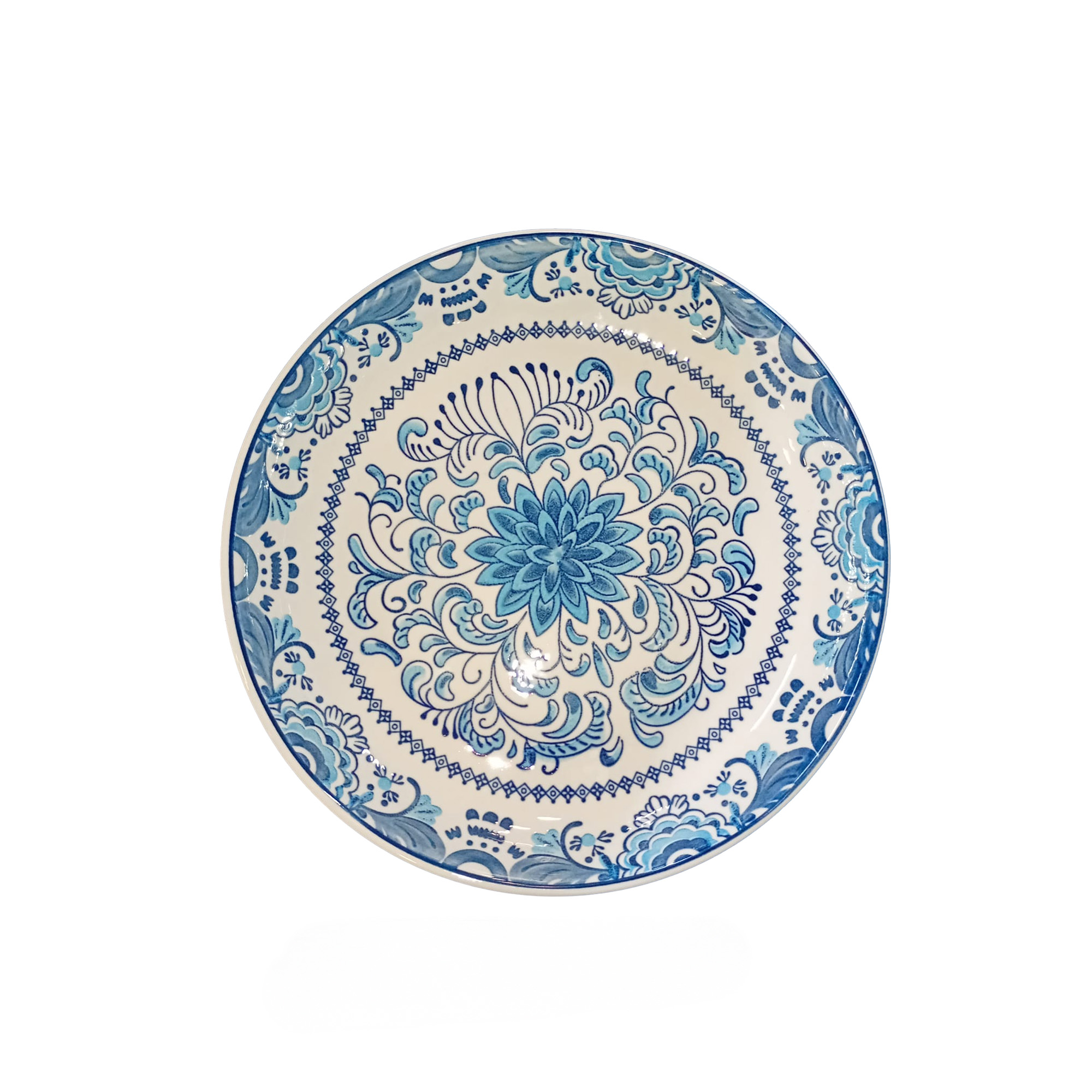 Plato Hondo 26 cm Cerámica Alumar ZF2301104-010-Azul