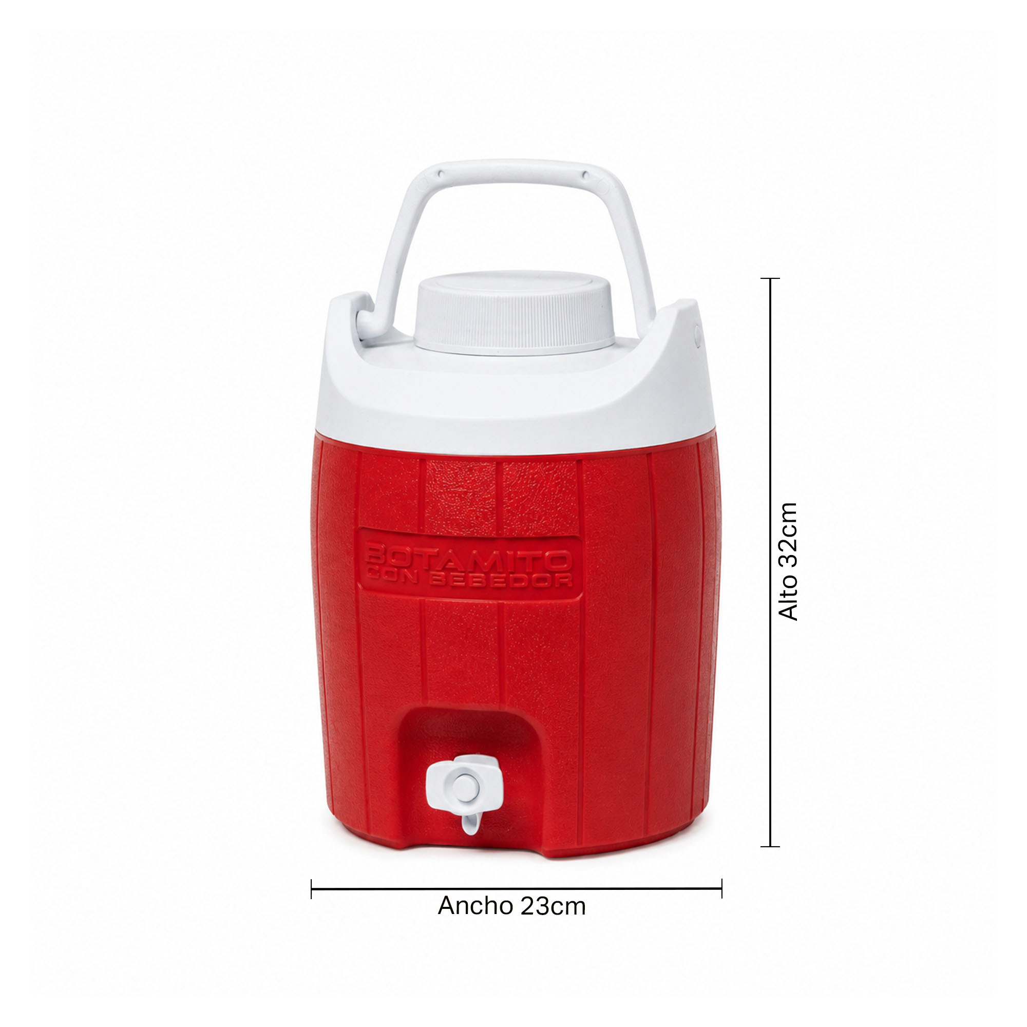 Termo Potamito Insulado 7 Lt Decocar PTE-TE07-Rojo - Imagen 4