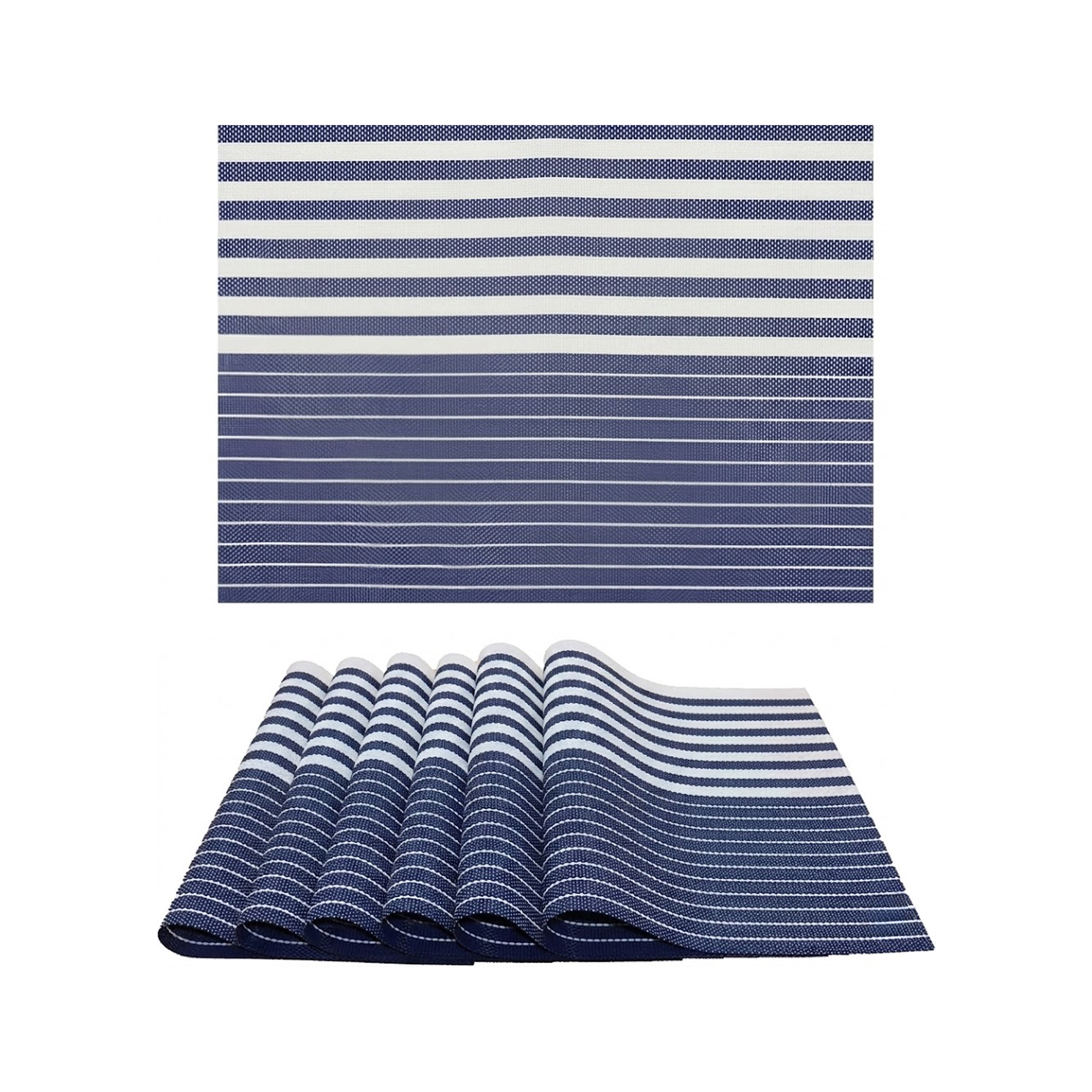 Set x6 Individuales En PVC JA240228-Multicolor