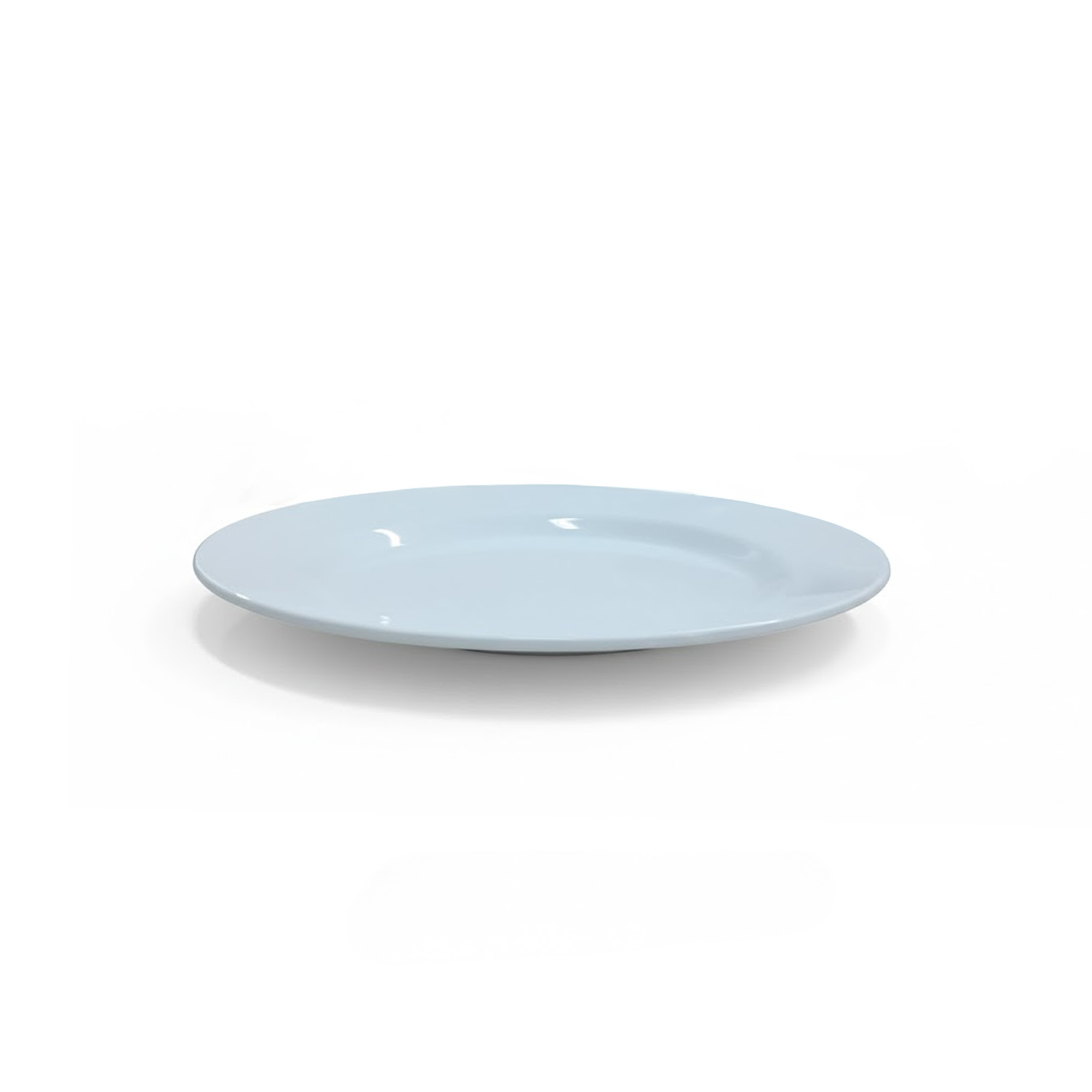 Plato Pando Seco 25Cm Melamina Portal Hogar JADW23002-Blanco