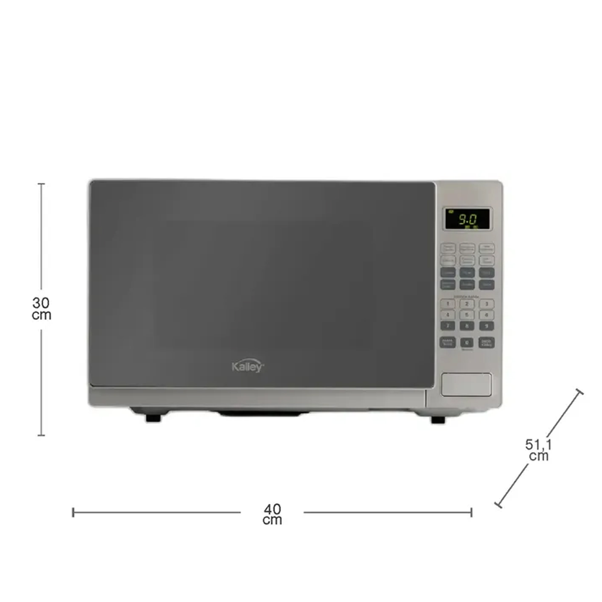 Microondas 31L 1100W Kalley K-MW11G -Gris - Imagen 3