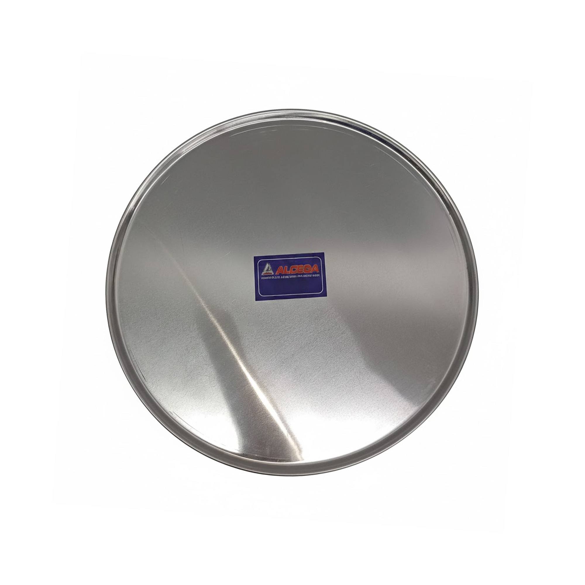 Bandeja Redonda Para Pizza 40cm Aluminio GCH040-Plateada