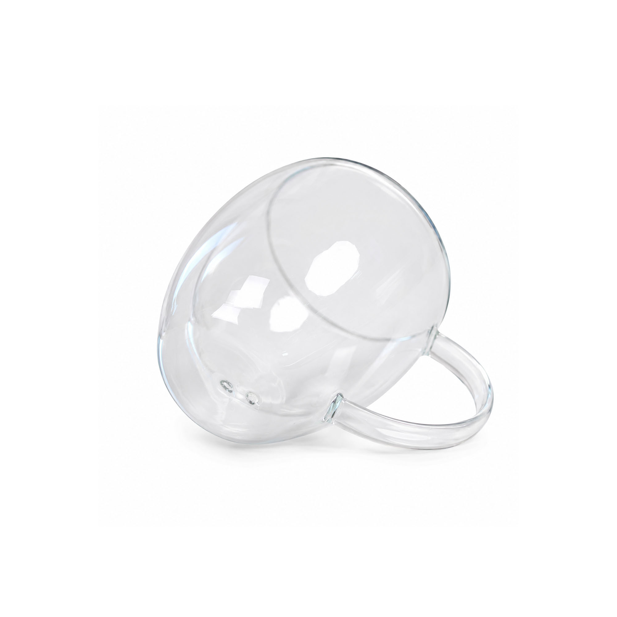 Mug De 250Ml Con Doble Pared Vidrio CAP00850-Transparente - Imagen 3