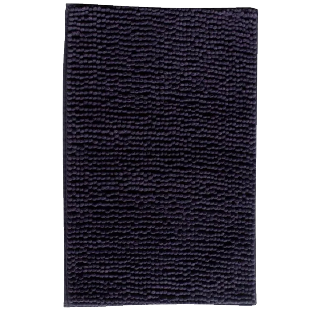 Tapete Para Baño 40x60Cm Shagy Silk -Azul