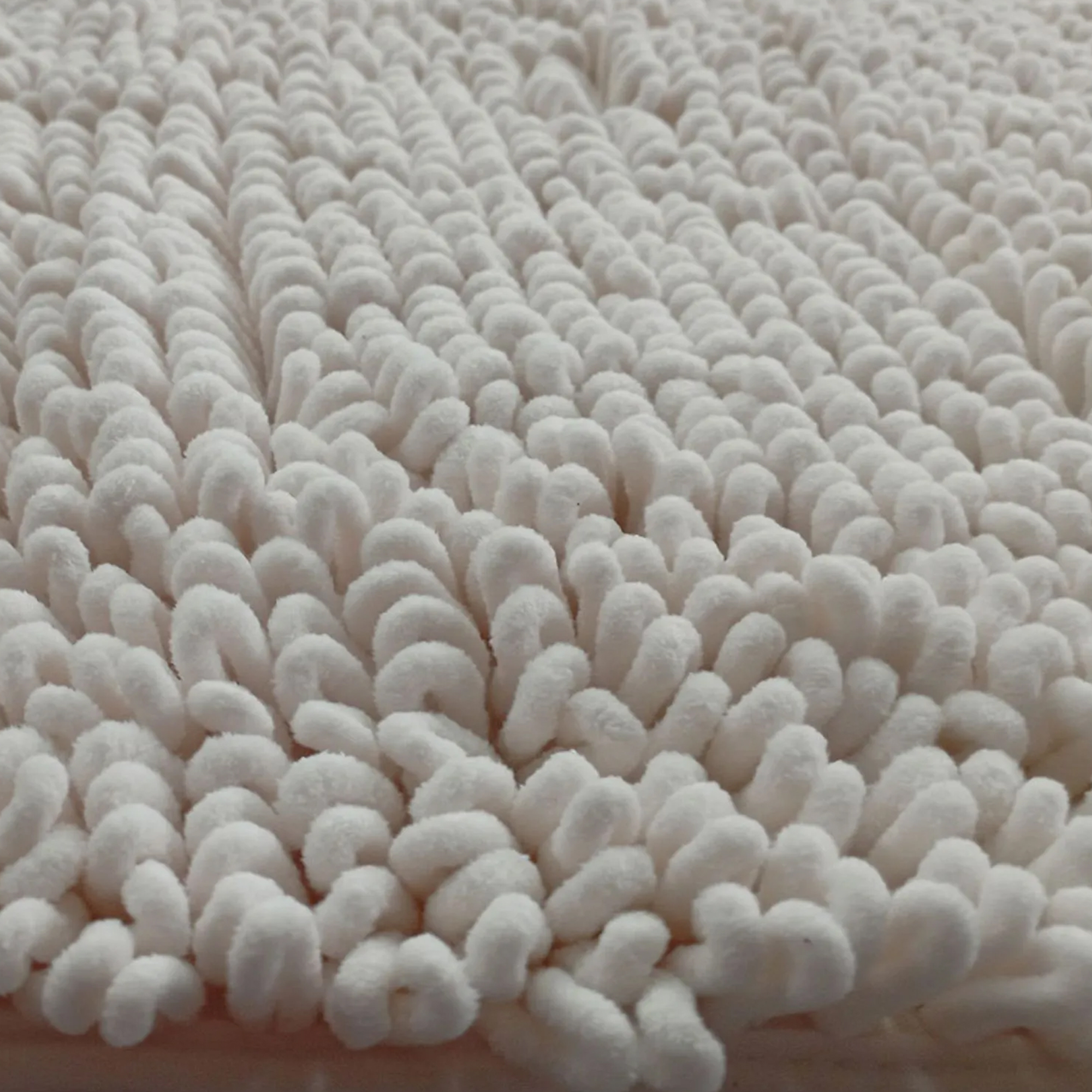Tapete Para Baño 40x60 cm Loop Soft NBL040-1000/100 -Blanco - Imagen 3