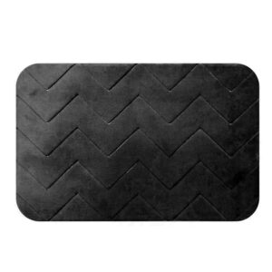 Tapete Baño Memorie 40x60cm  PBM040-1008/060 -Negro