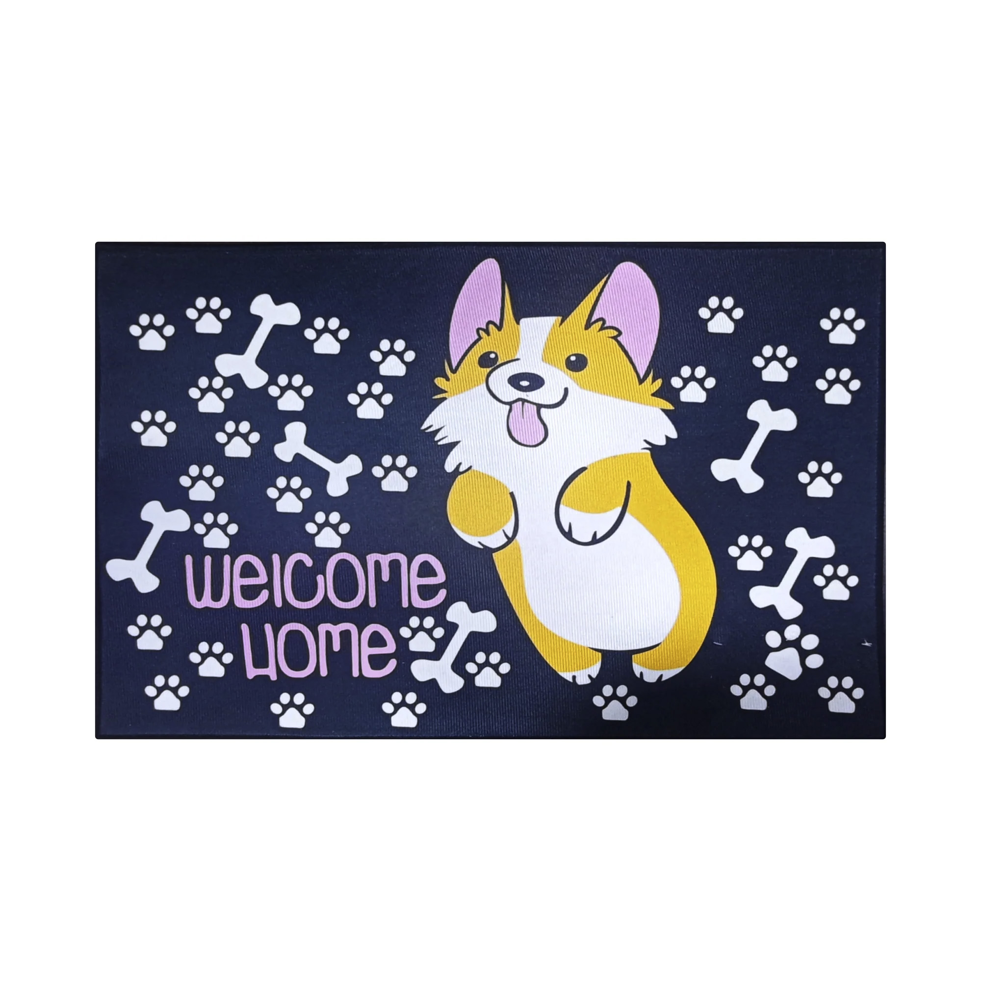 Tapete De Entrada Pet Impreso 45x75Cm Dib AIP045-1000/400-Negro