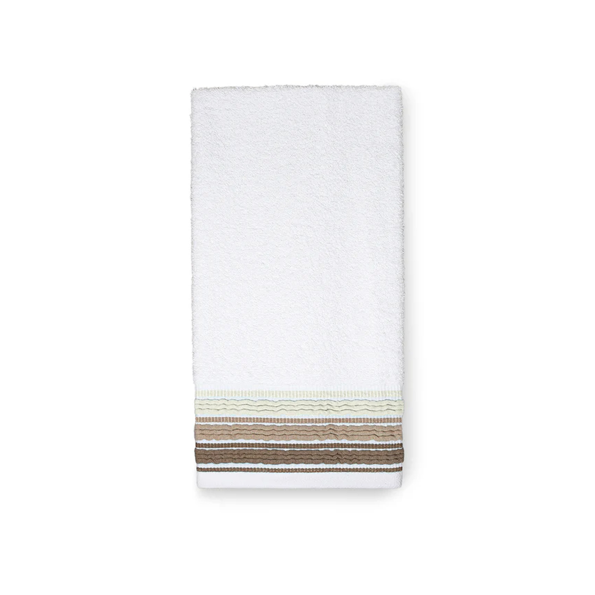 Toalla De Manos SUD 40X70CM Cannon Ref:4716SUD Blanca/Beige
