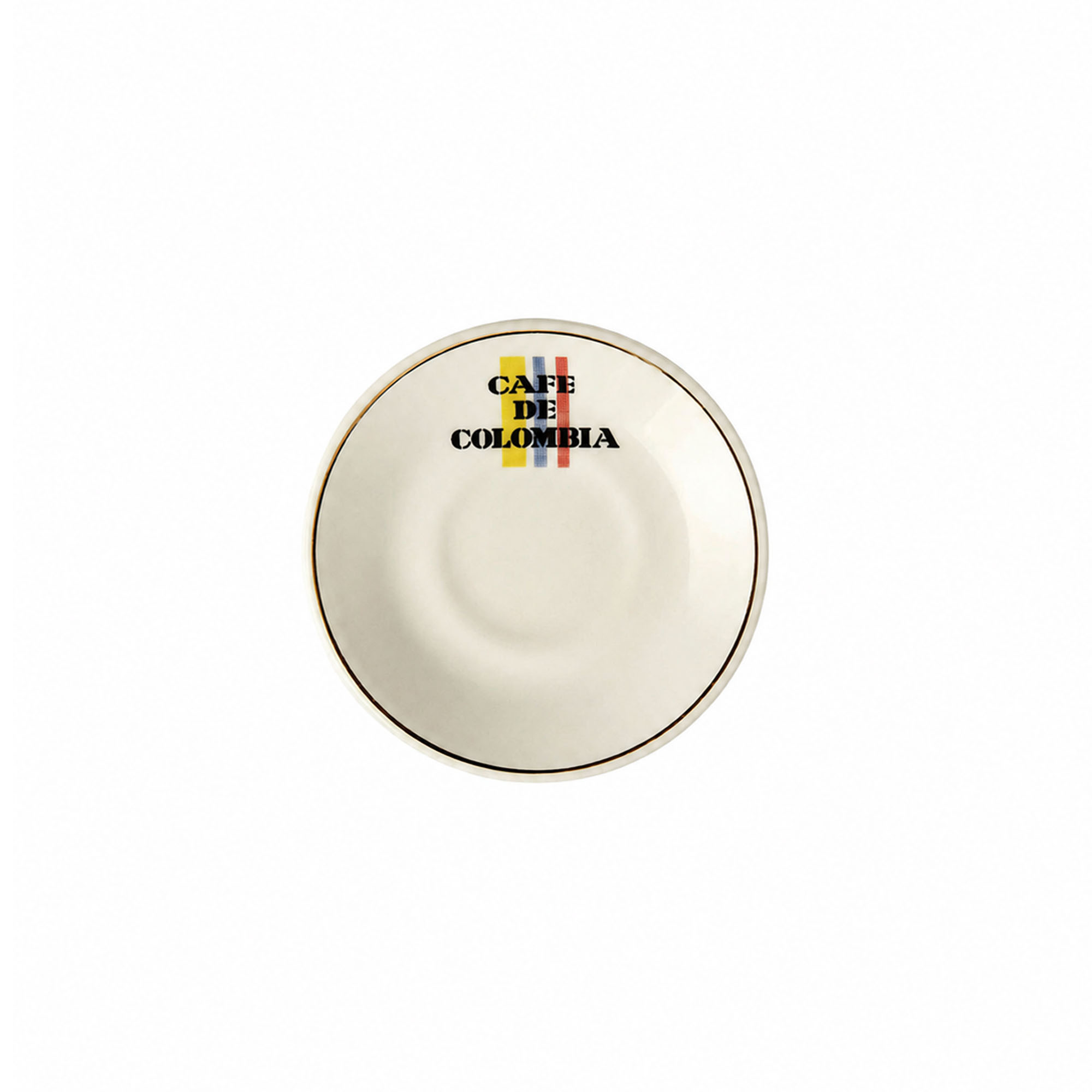 Plato Cafe De Colombia 12.5cm Corona PP1701600124 - Blanco