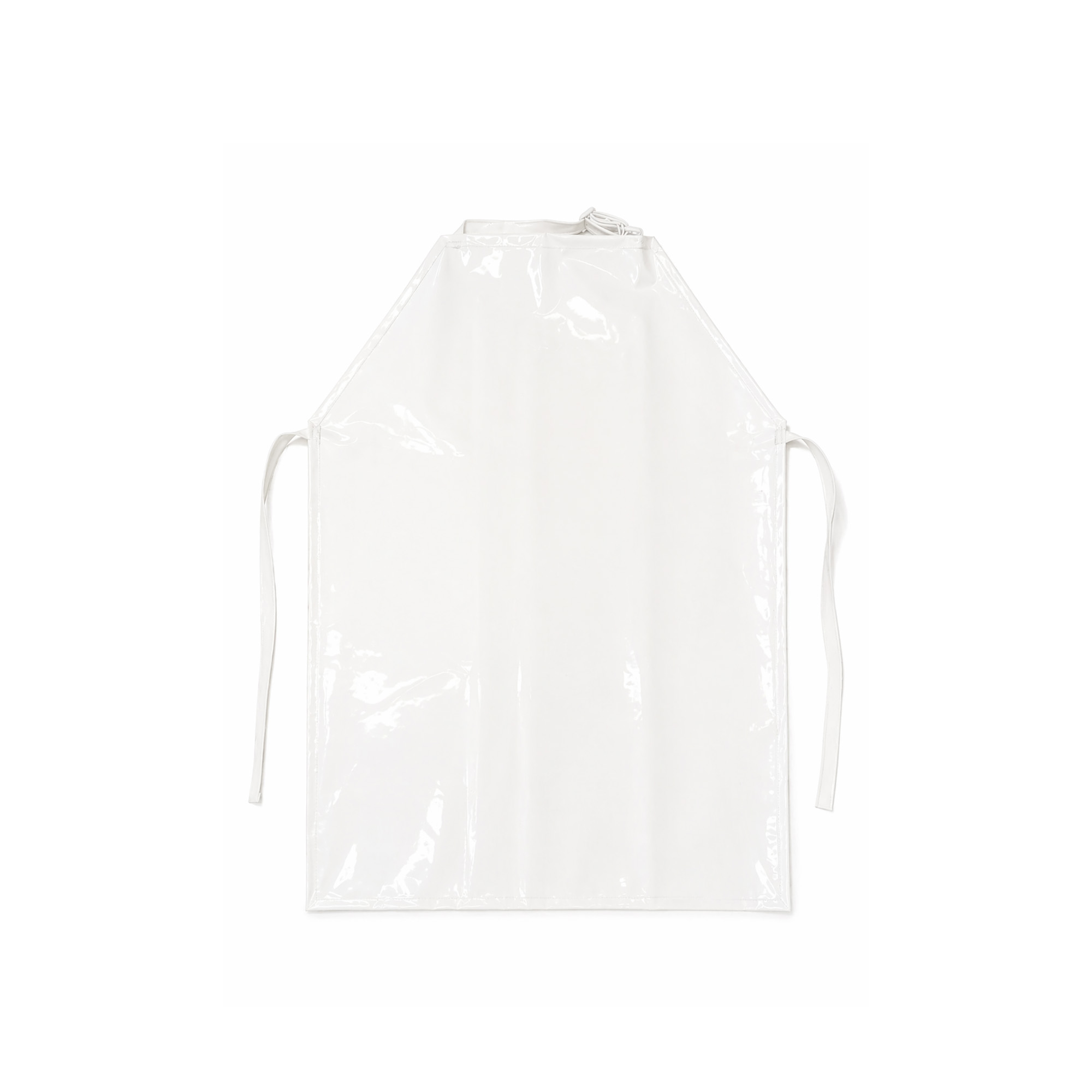 Delantal Industrial Impermeable En Pvc-Blanco