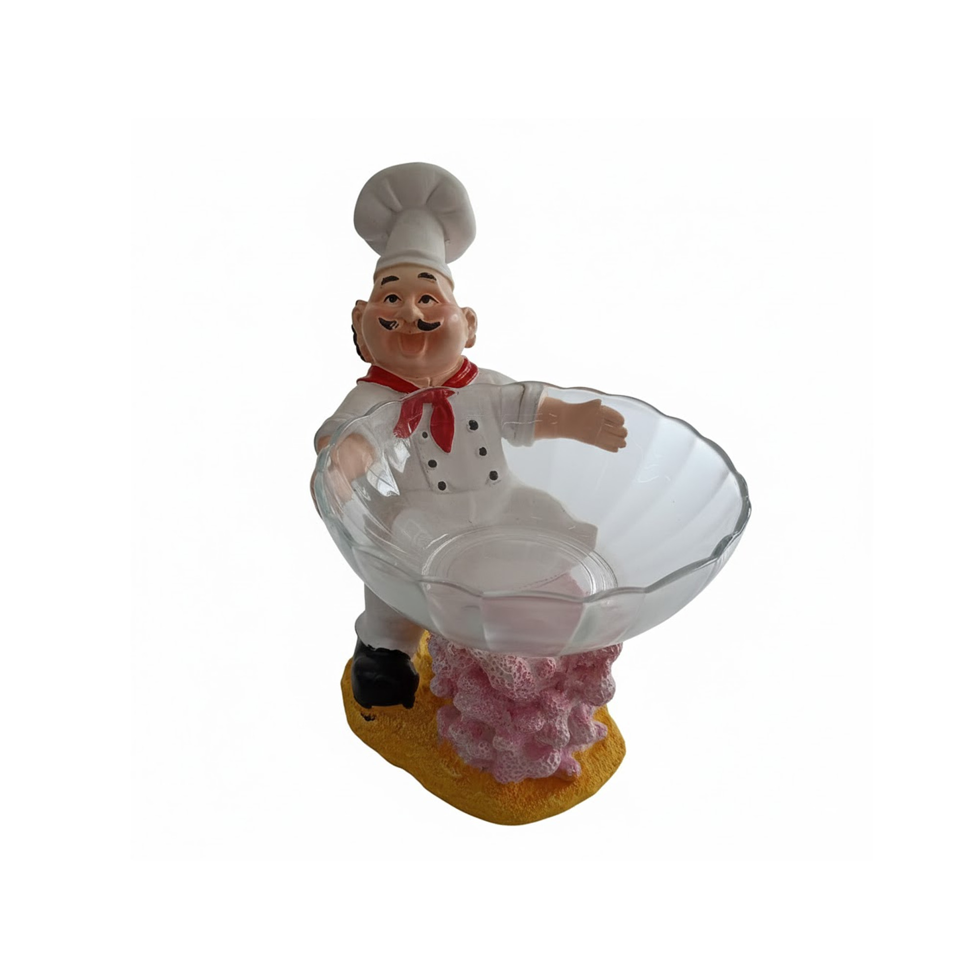Chef Cocinero Con Taza Decorativo L1090 - Blanco