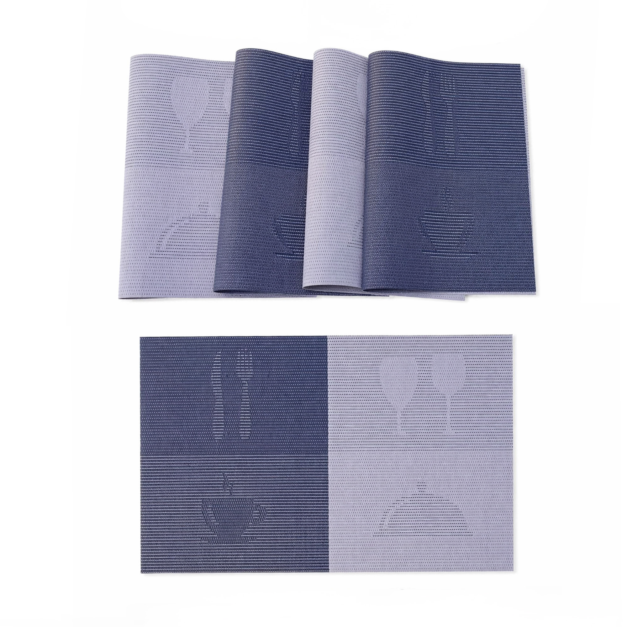 Set x6 Individuales Dihour Placemat 2115INDIVIDUAL-Azul/Gris