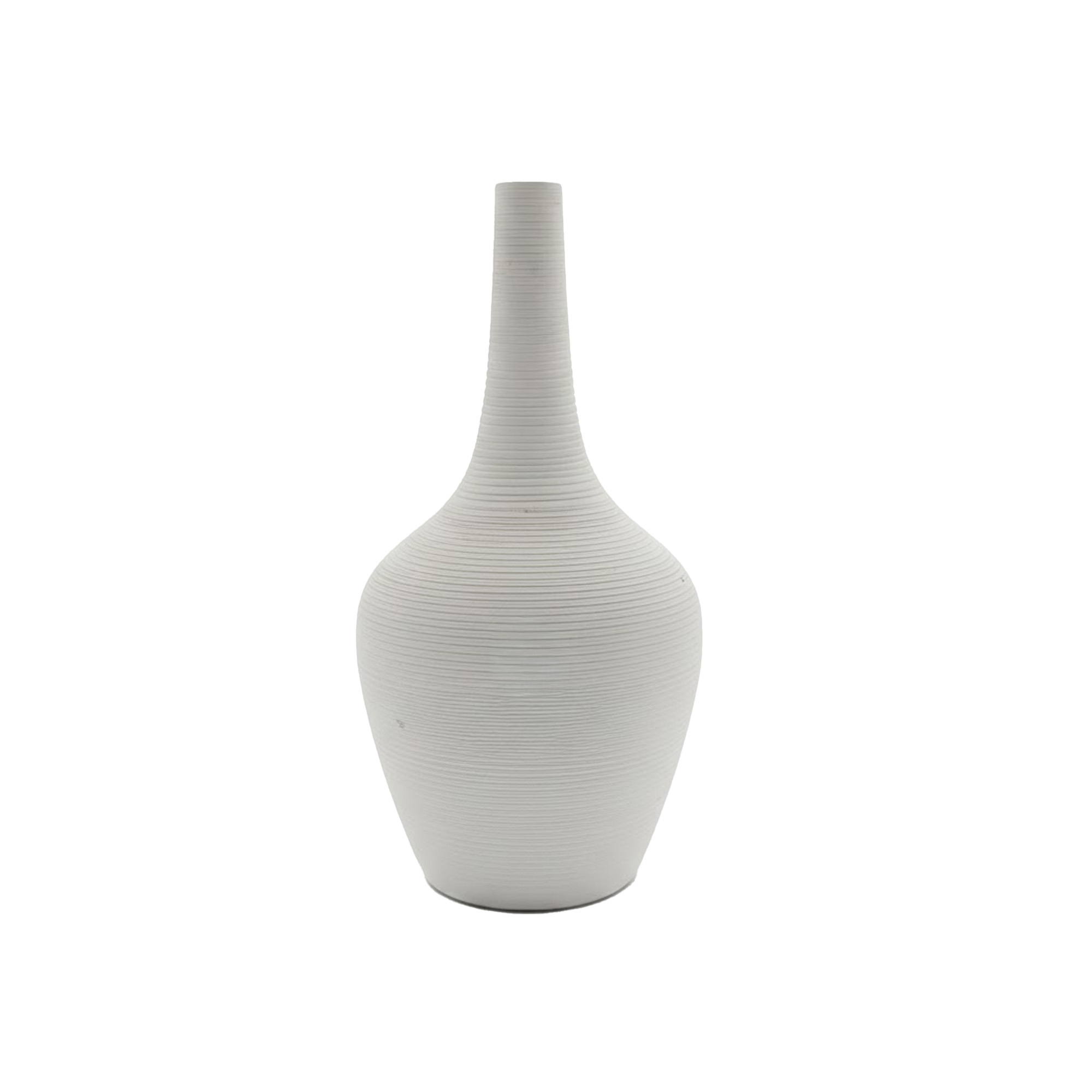 Florero Bola Texturizado 5125 Muran - Blanco