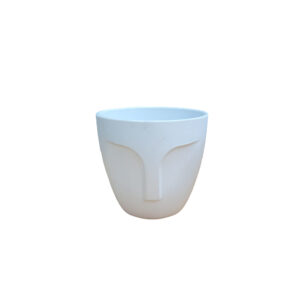 Porta Materas Decorativo PVC Pequeño 1912-2-Blanco
