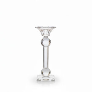 Candelabro Decorativo Plata Cristal Fino Muran 5304/05