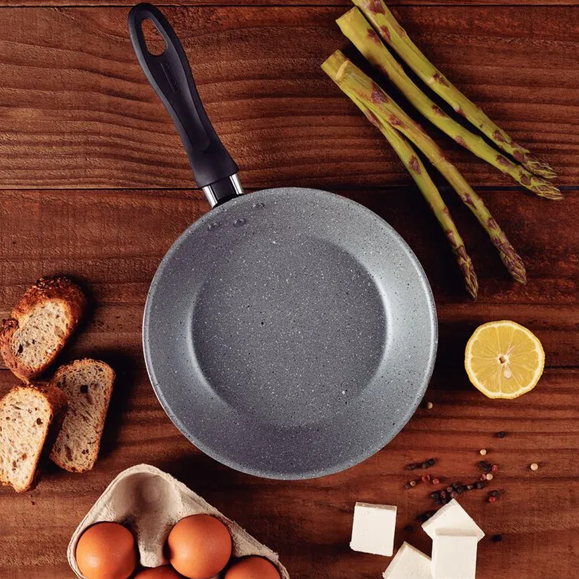 Batería de Cocina Linz 7 Pzas Tramontina 27899/425 -Gris - Imagen 2