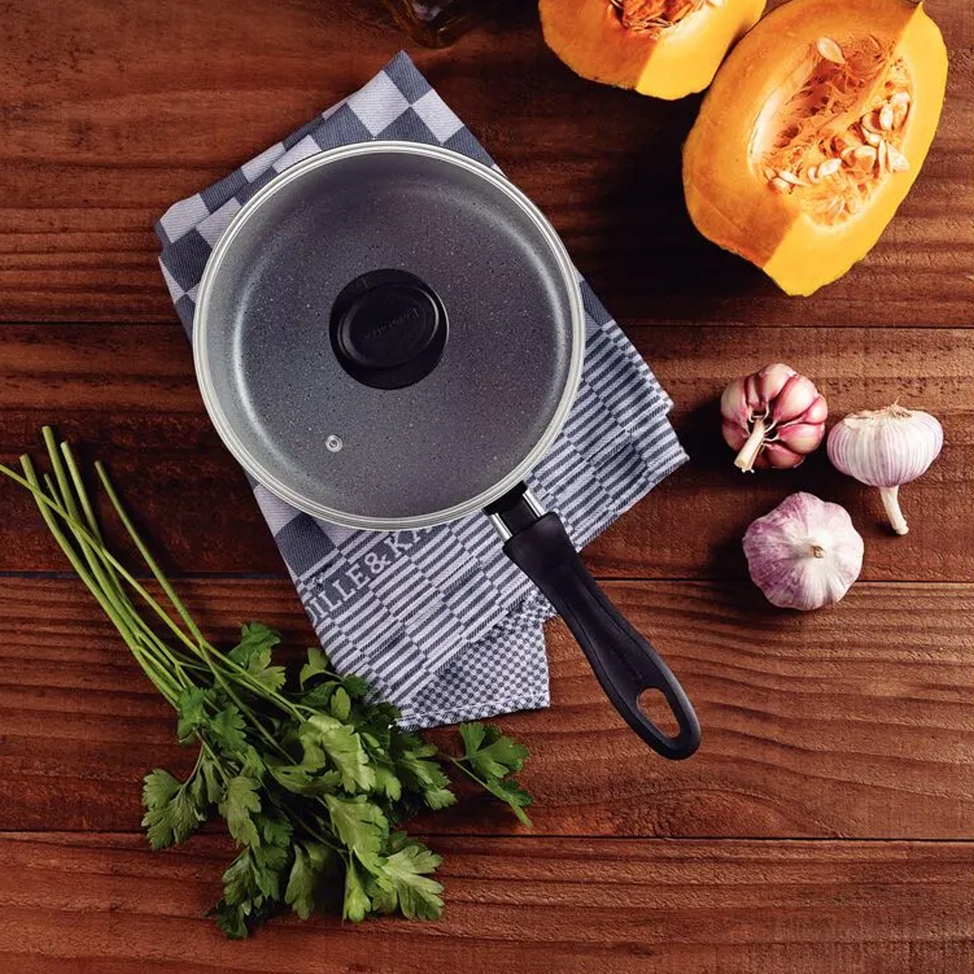 Batería de Cocina Linz 7 Pzas Tramontina 27899/425 -Gris - Imagen 3