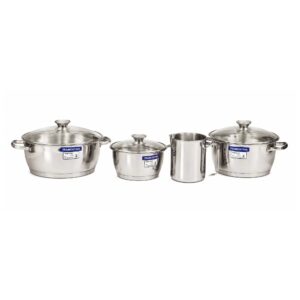 Batería de Cocina Allegra 3Pzas Tramontina 30000/381 -Plateado