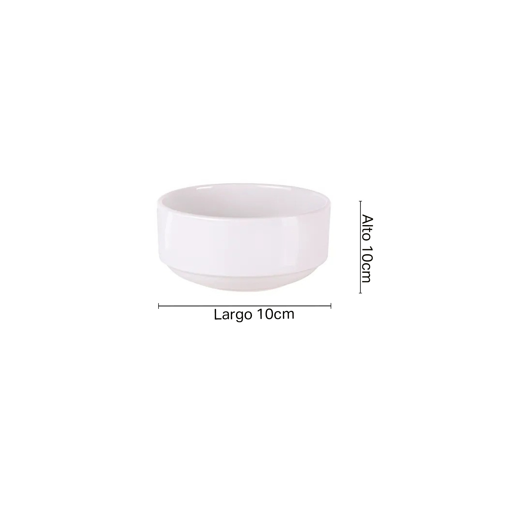 Bowl En Porcelana 8CM 96600 Tramontina-Blanco - Imagen 4