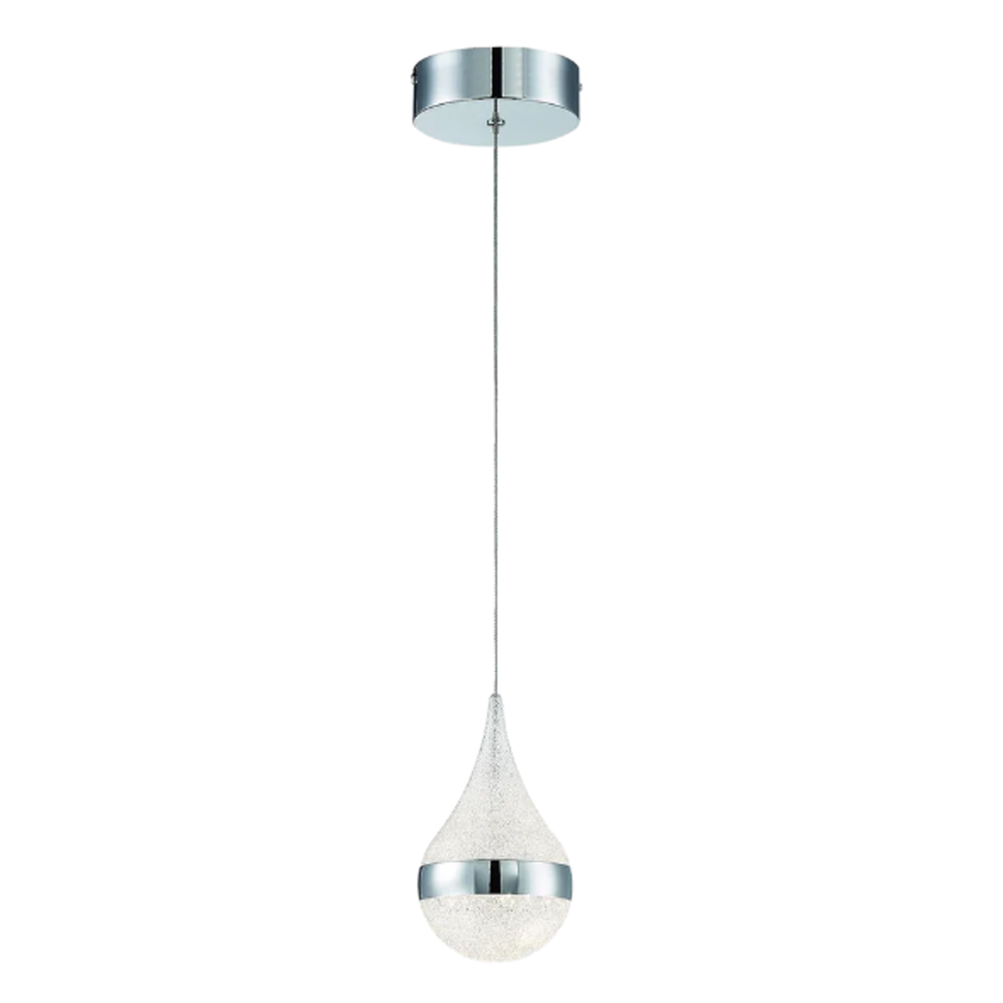 Lámpara LED Colgante Gota 1 Luz, 3 Tonos Dixton LT08609 -Blanco