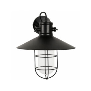 Aplique De Pared 1Luz Tipo Campana Dixton LA7713-Negro
