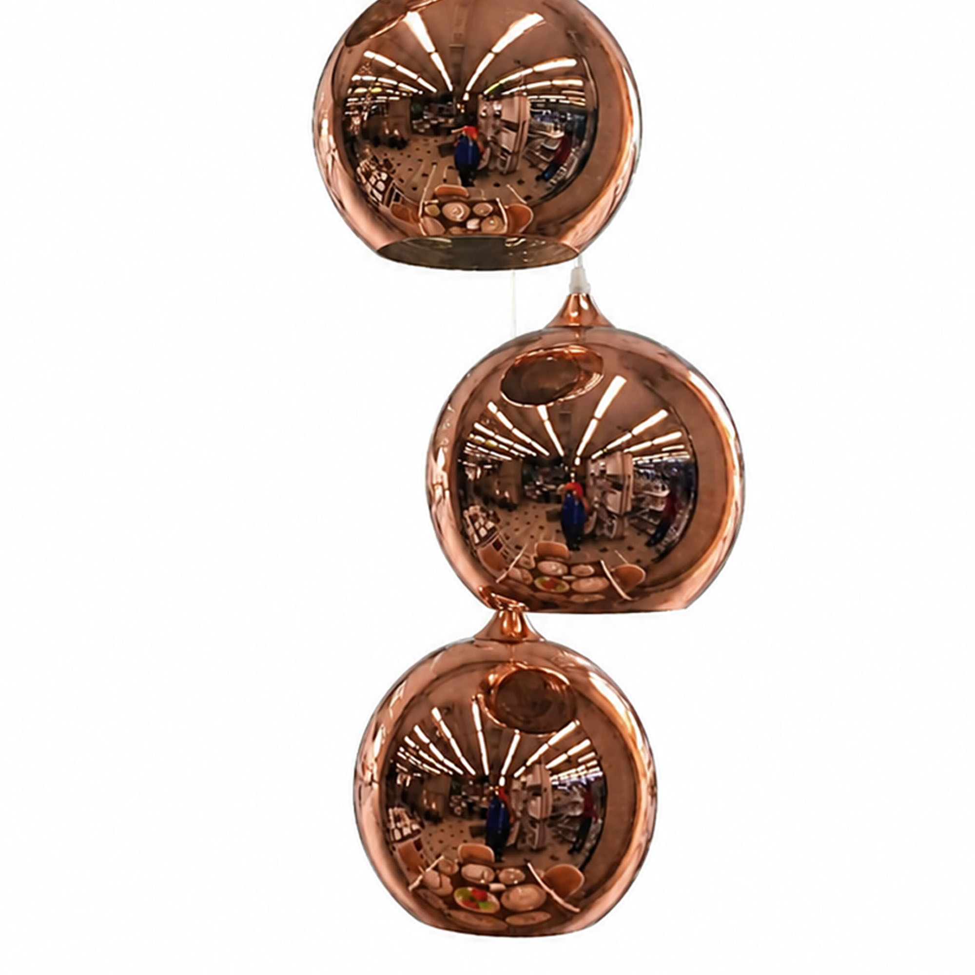 Lámpara Colgante Esfera 6 Luces Dixton LT06676-6R-Oro Rosa - Imagen 3