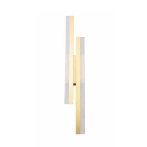Aplique De Pared Led 3 Tonos Doble Líneal vertical Dixton LA02045-Dorado