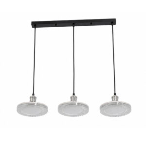 Lámpara Colgante Decorativa 3 Luces Dixton-Blanco