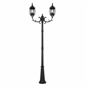 Lámpara De Pie Farol Poste 2 Luces Dixton BT391/2L2.5CM-Negro